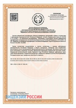 Приложение СТО 03.080.02033720.1-2020 (Образец) Ефремов Сертификат СТО 03.080.02033720.1-2020